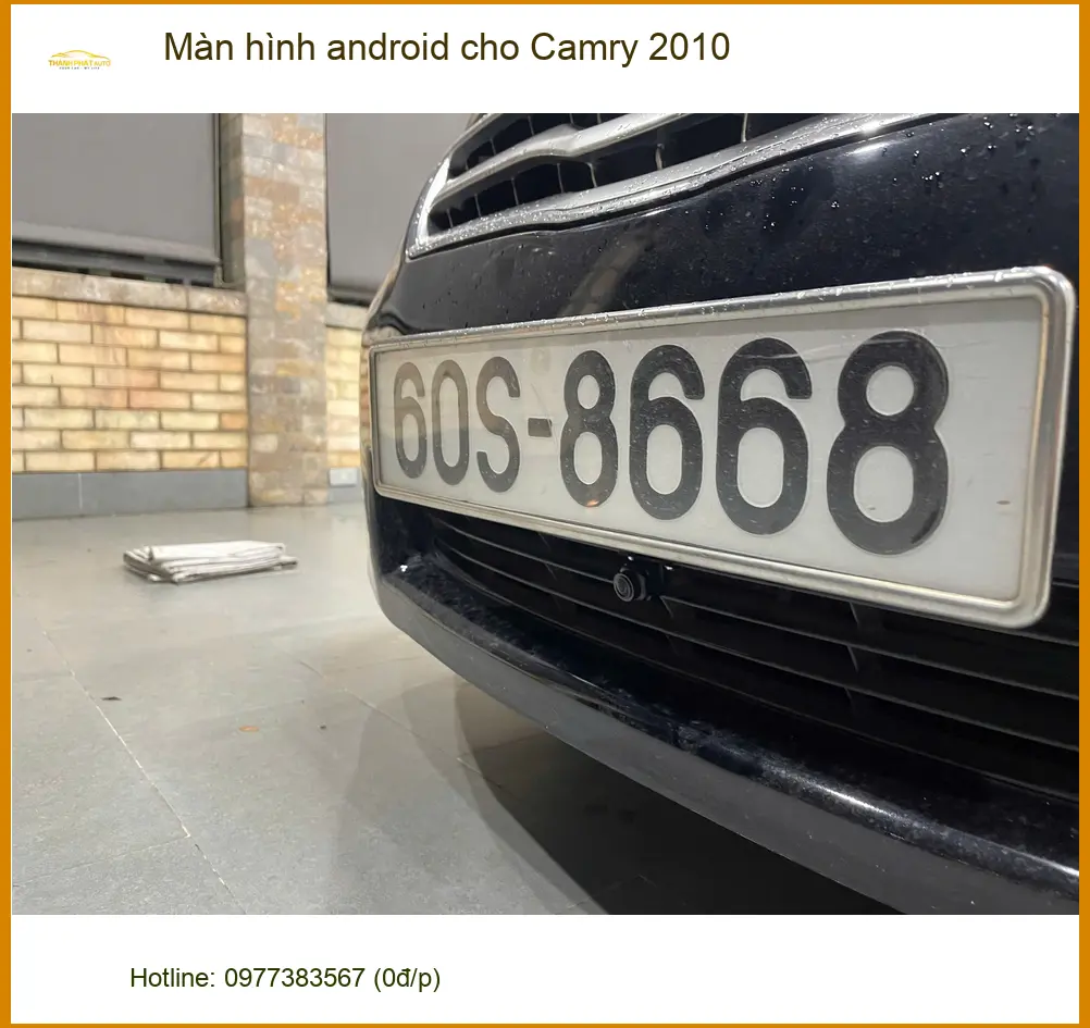 Anh Khải lắp màn hình Android cho Camry 2010 tại Quận 9 tiện ích hơn