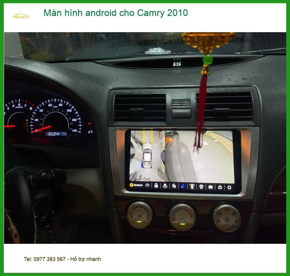 Anh Khải lắp màn hình Android cho Camry 2010 tại Quận 9 tiện ích hơn ảnh thực tế 3