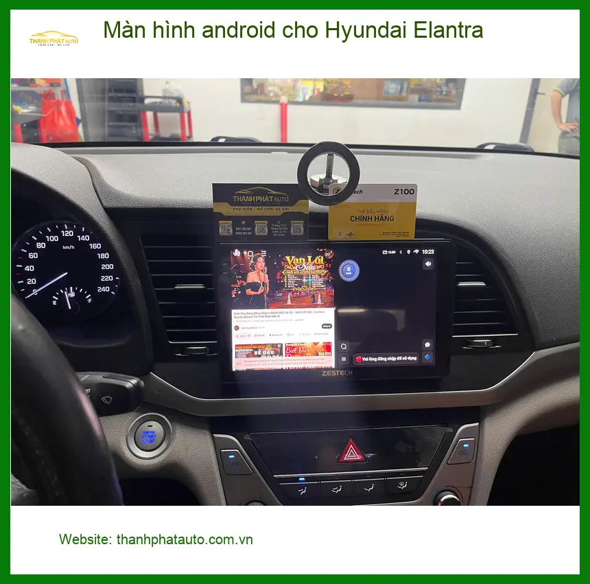 Anh Đức lắp màn hình Android cho Hyundai Elantra tại Quận 12 nâng tầm trải nghiệm lái ảnh thực tế 2