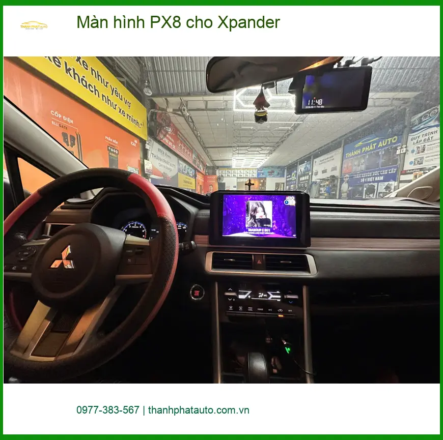 Anh Kiệt độ màn hình PX8 cho Xpander tại Quận 12, nâng tầm giải trí