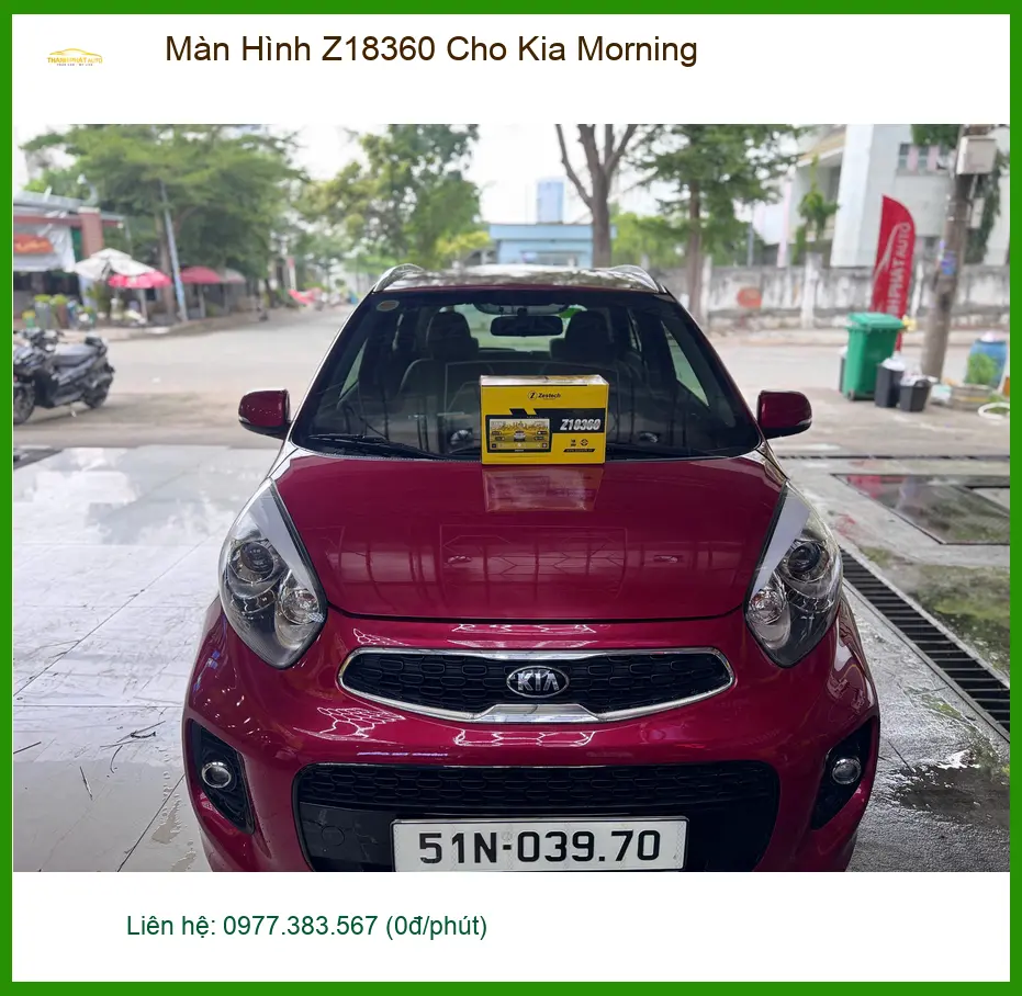 Anh Kiên lắp Màn Hình Z18360 cho Kia Morning Quận 9 nâng cấp trải nghiệm lái ảnh thực tế 4