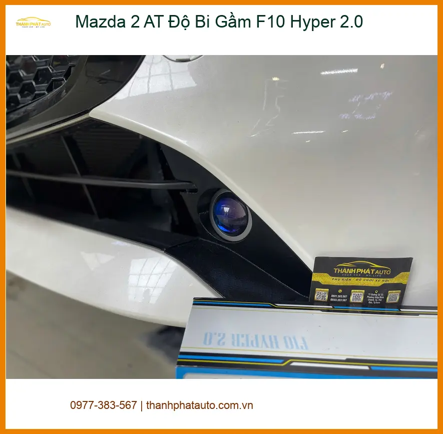 Anh Đăng độ Bi Gầm F10 Hyper 2.0 cho Mazda 2 AT tại Quận 9 vì đèn yếu ảnh thực tế 3