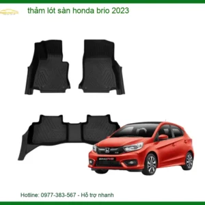 Thảm Lót Sàn Honda Brio 2023 - Trung Tâm Phân Phối Chính Hãng TPHCM