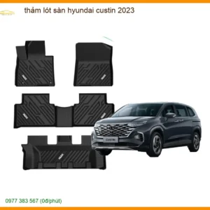 Thảm Lót Sàn Hyundai Custin 2023 - Địa Chỉ Lắp Đặt Uy Tín TPHCM