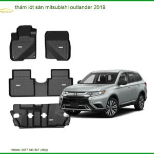 Thảm Lót Sàn Mitsubishi Outlander 2019 - Trung Tâm Gắn Chính Hãng TPHCM