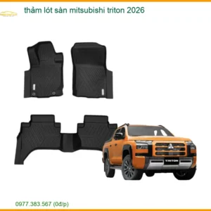 Thảm Lót Sàn Mitsubishi Triton 2026 - Trung Tâm Lắp Đặt Chính Hãng TPHCM