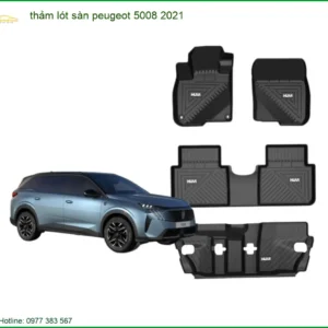 Thảm Lót Sàn Peugeot 5008 2021 - Địa Chỉ Lắp Đặt Uy Tín TPHCM