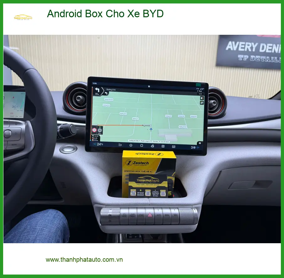 Anh Quang lắp Android Box cho BYD Atto 3 tại Quận Gò Vấp để nâng cấp tiện ích giải trí
