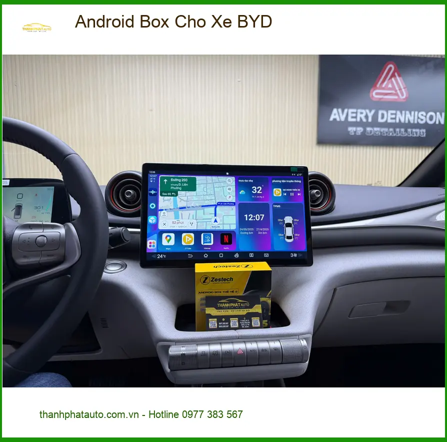 Anh Quang lắp Android Box cho BYD Atto 3 tại Quận Gò Vấp để nâng cấp tiện ích giải trí ảnh thực tế 3
