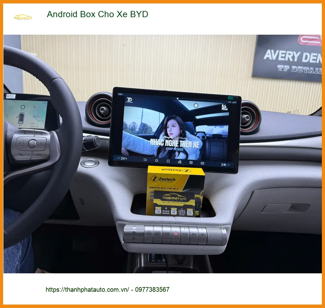 Anh Quang lắp Android Box cho BYD Atto 3 tại Quận Gò Vấp để nâng cấp tiện ích giải trí ảnh thực tế 4