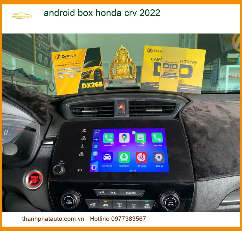 Android Box Honda CRV 2022 - Đơn Vị Thi Công Cao Cấp TPHCM