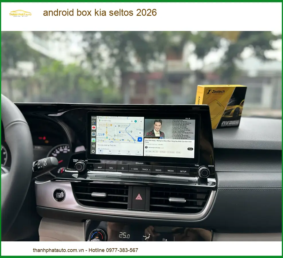 Android Box Kia Seltos 2026 - Địa Chỉ Lắp Đặt Nâng Cấp Uy Tín Chính Hãng TPHCM
