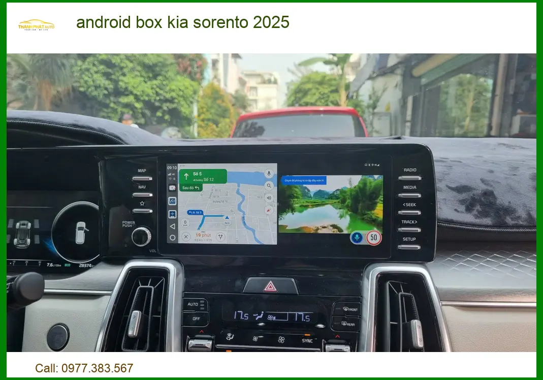 Android Box Kia Sorento 2025 - Địa Chỉ Lắp Đặt Chính Hãng TPHCM