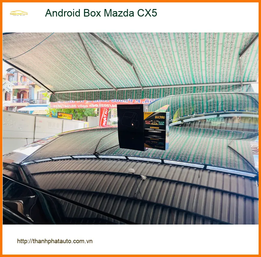 Chị Thảo lắp Android Box cho Mazda CX5 tại Quận 4 để biến màn hình zin thành smart TV ảnh thực tế 3