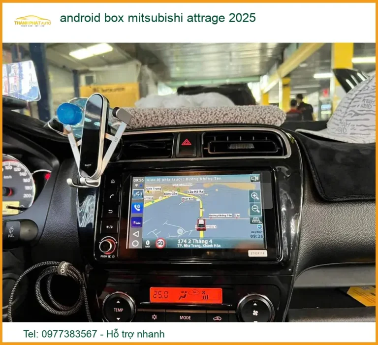 Android Box Mitsubishi Attrage 2025 - Trung Tâm Lắp Đặt Chính Hãng TPHCM