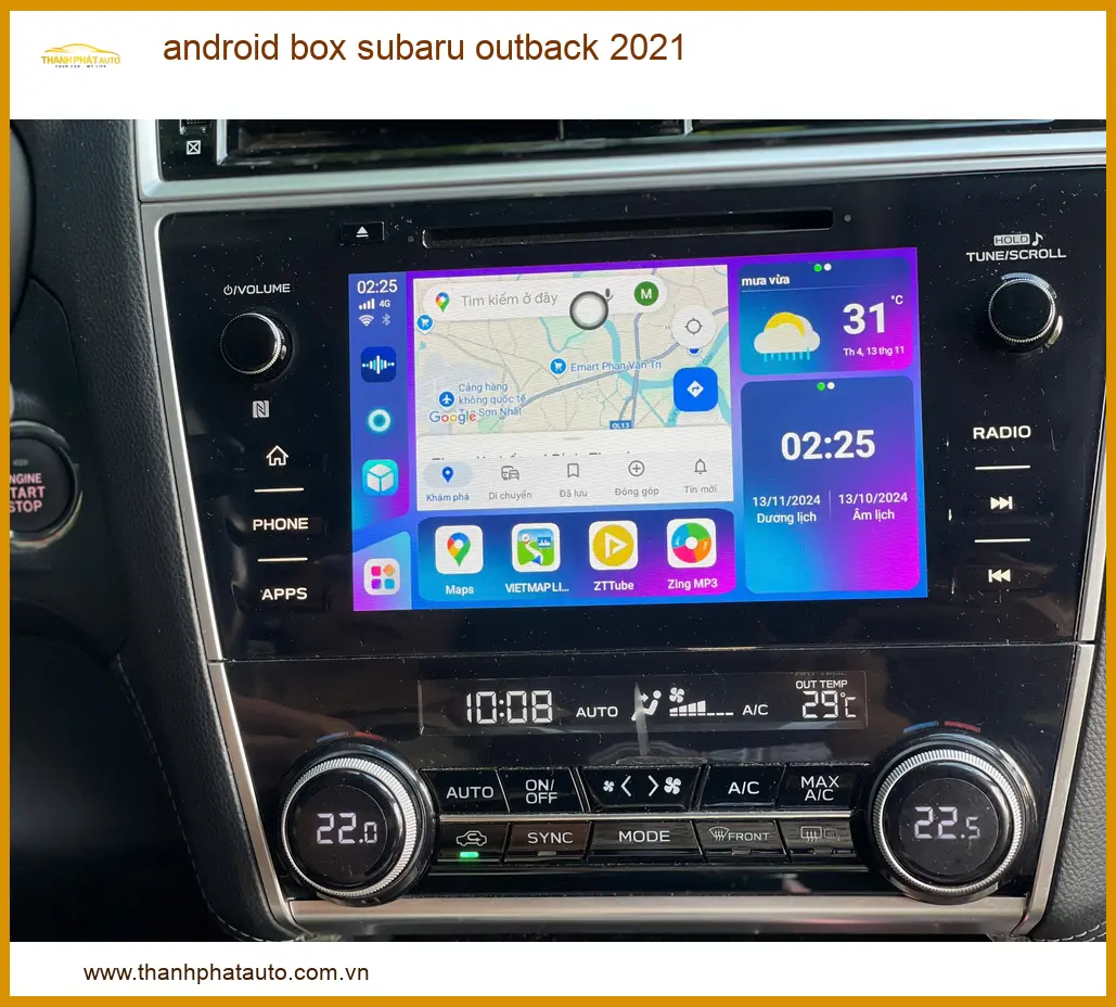 Android Box Cho Subaru Outback 2021 - Địa Chỉ Lắp Đặt Uy Tín TPHCM