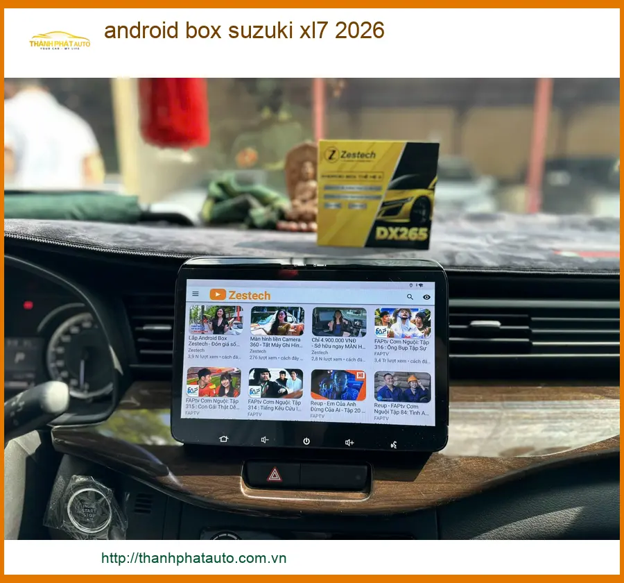 Android Box Thông Minh Suzuki XL7 2026 - Địa Chỉ Lắp Đặt Uy Tín TPHCM