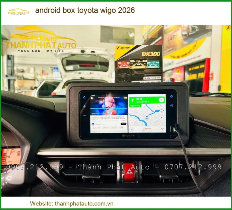 Android Box Zestech Cho Toyota Wigo 2026 - Đơn Vị Lắp Đặt Chính Hãng TPHCM