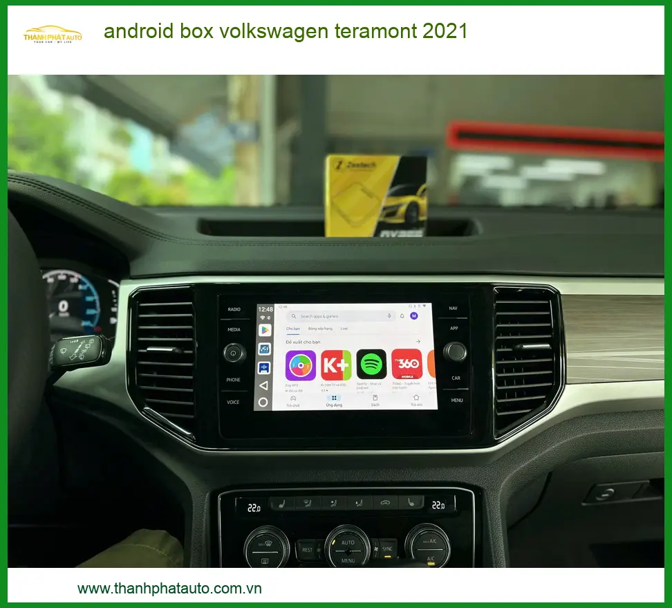 Box Android Volkswagen Teramont 2021 - Trung Tâm Lắp Đặt Uy Tín TPHCM