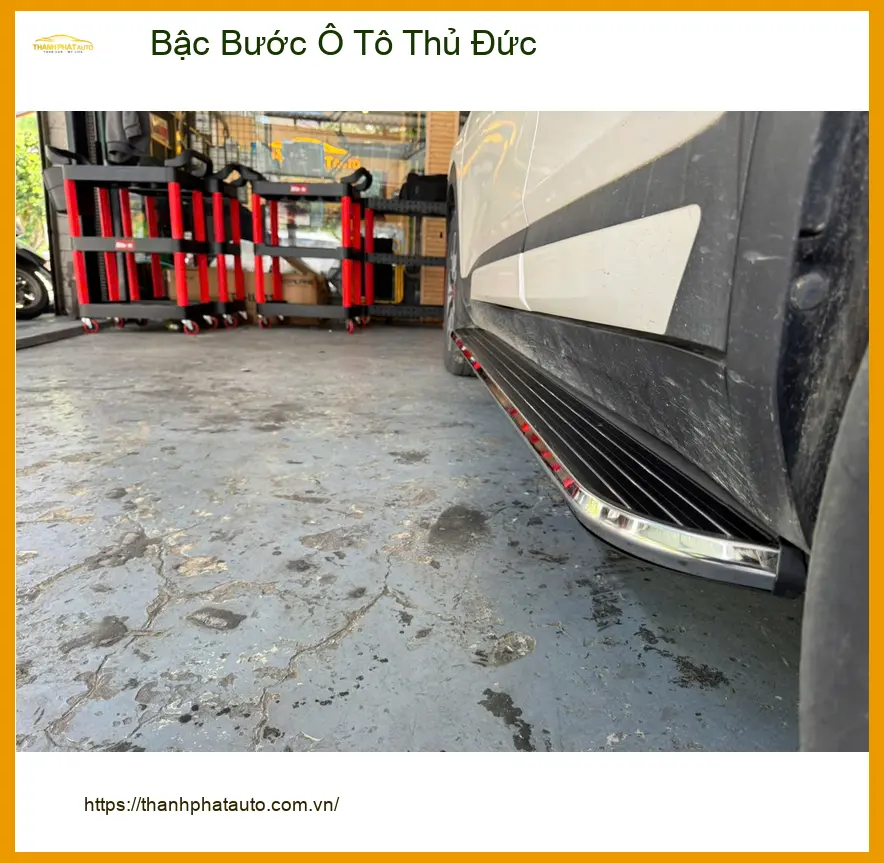Cô Tuyết muốn lắp Bậc Bước Ô Tô cho Mitsubishi Outlander tại Thủ Đức ảnh thực tế 4