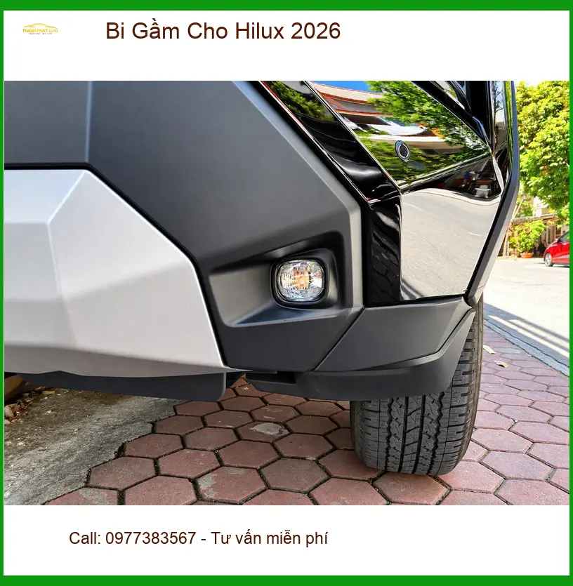 Anh Tấn lắp bi gầm cho Hilux 2026 tại Quận Thủ Đức vì hay đi công trình xa ảnh thực tế 4