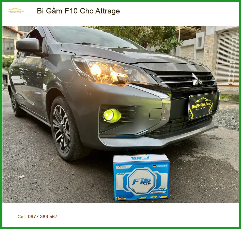 Trung tâm lắp Bi Gầm F10 cho Attrage tại Thủ Đức, Anh Minh giải quyết đèn zin kém sáng ảnh thực tế 2