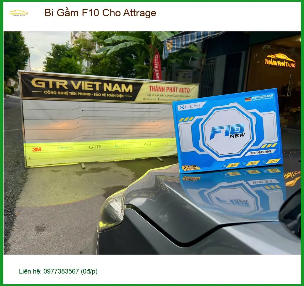 Trung tâm lắp Bi Gầm F10 cho Attrage tại Thủ Đức, Anh Minh giải quyết đèn zin kém sáng ảnh thực tế 4