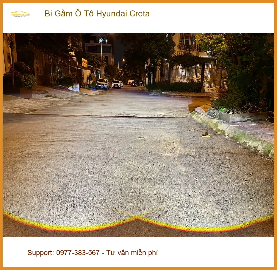 Anh Khang nâng cấp Bi Gầm Hyundai Creta tại Quận Thủ Đức vì đèn zin yếu ảnh thực tế 3