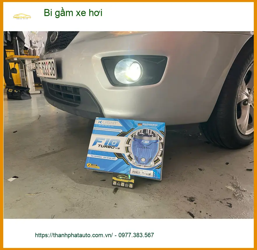 Anh Vỹ độ bi gầm xe hơi Hyundai Accent tại Quận Bình Tân để tăng sáng