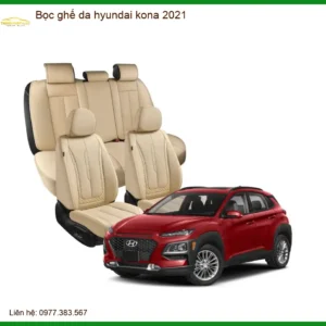 Bọc Ghế Da Hyundai Kona 2021 - Địa Chỉ Lắp Đặt Ghế Da Cao Cấp Uy Tín TPHCM