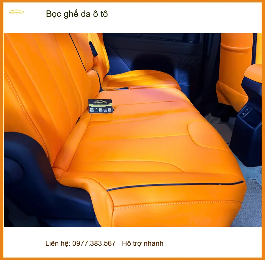 Chú Minh bọc ghế da ô tô Toyota Camry tại Quận Phú Nhuận ảnh thực tế 2