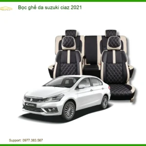 Bọc ghế da Suzuki Ciaz 2021 - Đơn Vị Thi Công Cao Cấp TPHCM