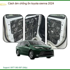 Cách âm chống ồn Toyota Sienna 2024 - Trung Tâm Lắp Đặt Chính Hãng TPHCM