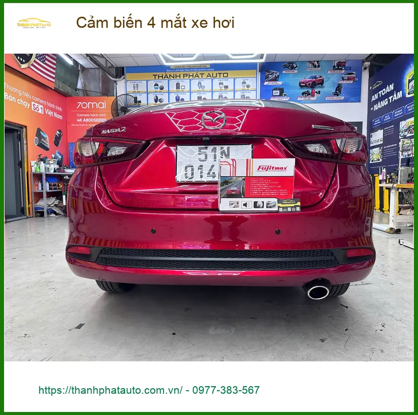 Anh Thắng lắp cảm biến 4 mắt Kia Seltos ở Quận Bình Thạnh tránh va quệt