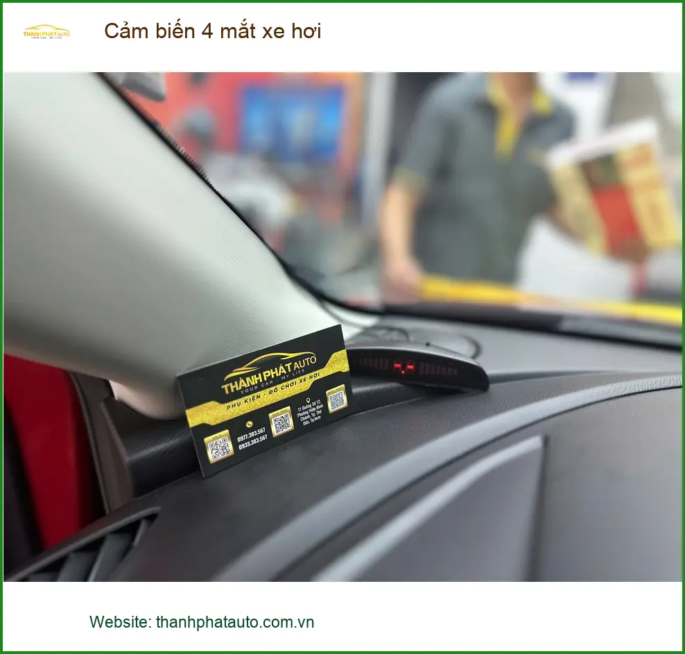 Anh Thắng lắp cảm biến 4 mắt Kia Seltos ở Quận Bình Thạnh tránh va quệt ảnh thực tế 4