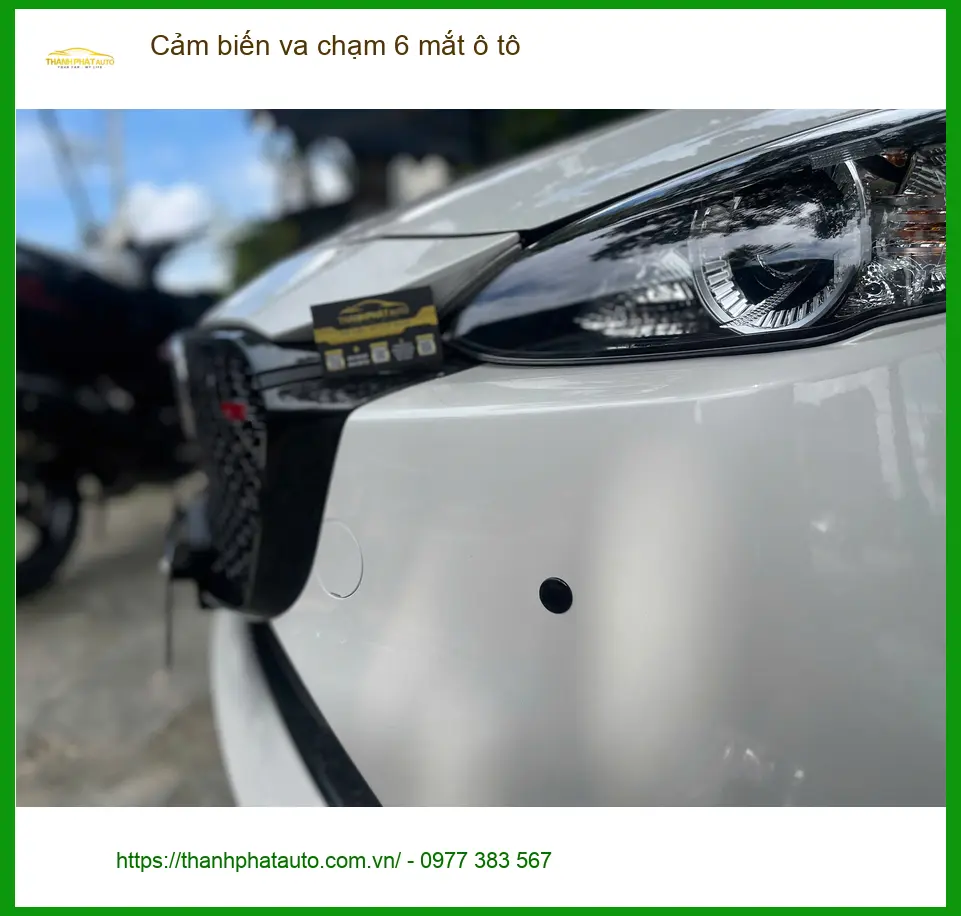 Anh Hùng lắp cảm biến va chạm 6 mắt ô tô cho Toyota Camry ở Quận 6 ảnh thực tế 3