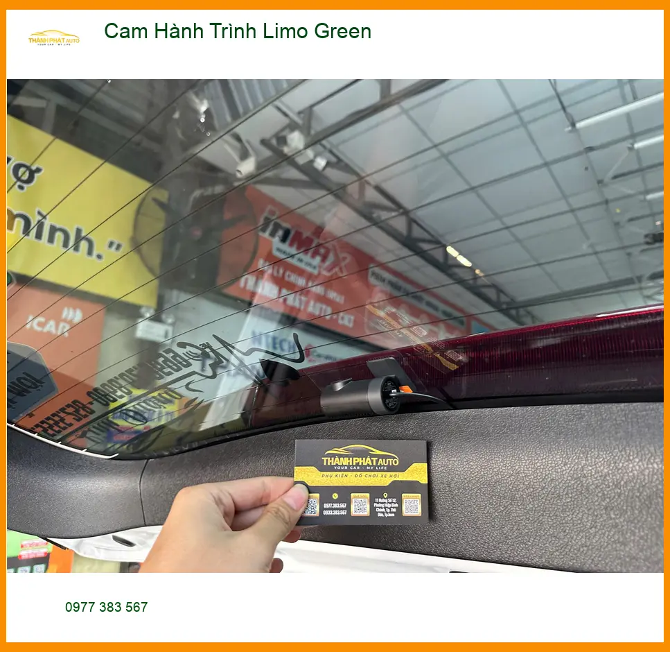 Anh Khải lắp Cam Hành Trình Limo Green cho Honda CRV tại Quận 12