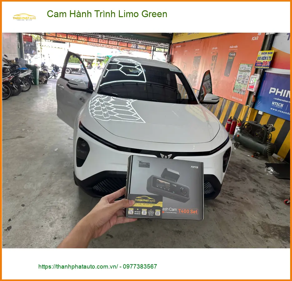 Anh Khải lắp Cam Hành Trình Limo Green cho Honda CRV tại Quận 12 ảnh thực tế 2