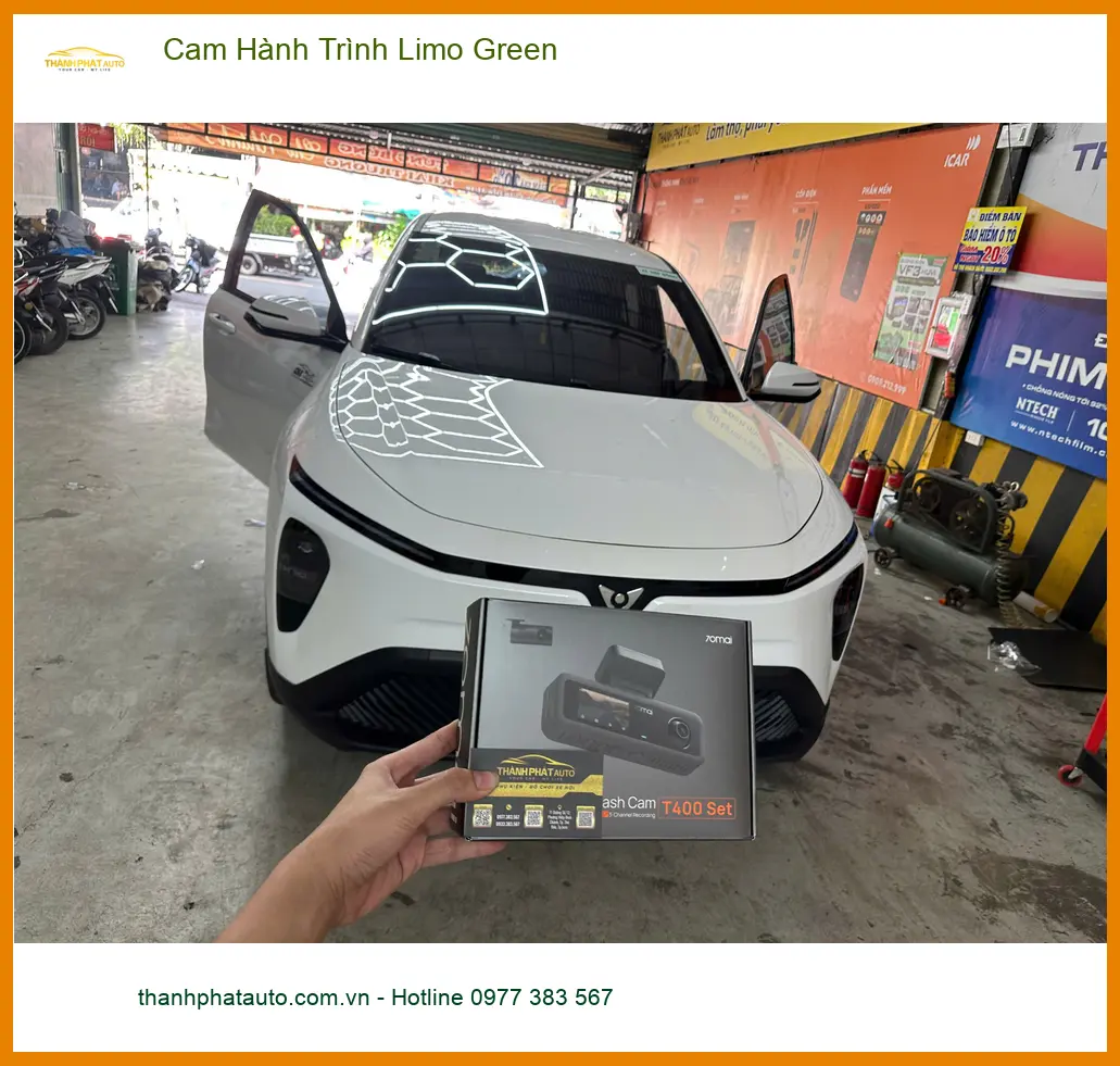 Anh Khải lắp Cam Hành Trình Limo Green cho Honda CRV tại Quận 12 ảnh thực tế 3