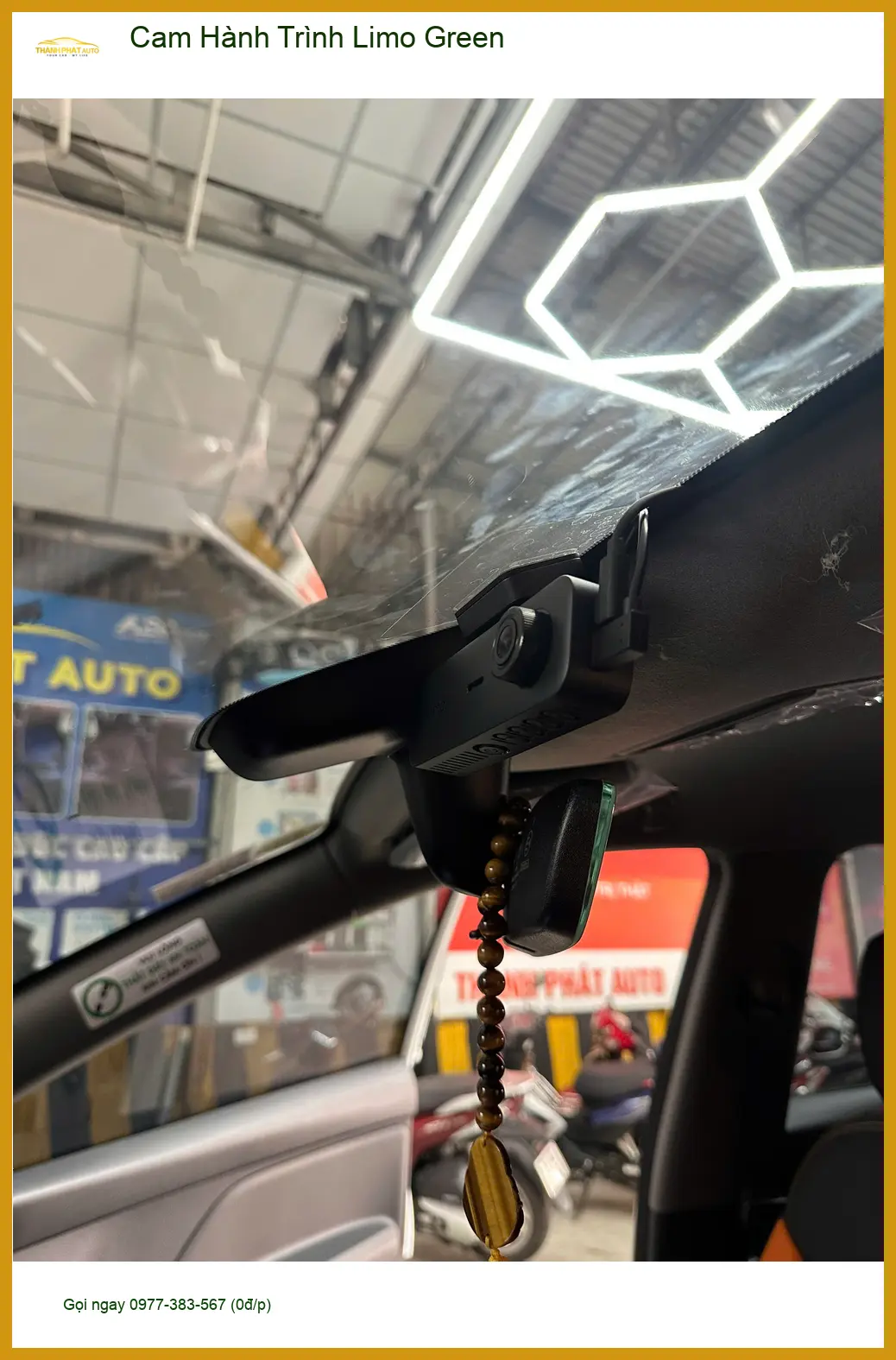 Anh Khải lắp Cam Hành Trình Limo Green cho Honda CRV tại Quận 12 ảnh thực tế 4