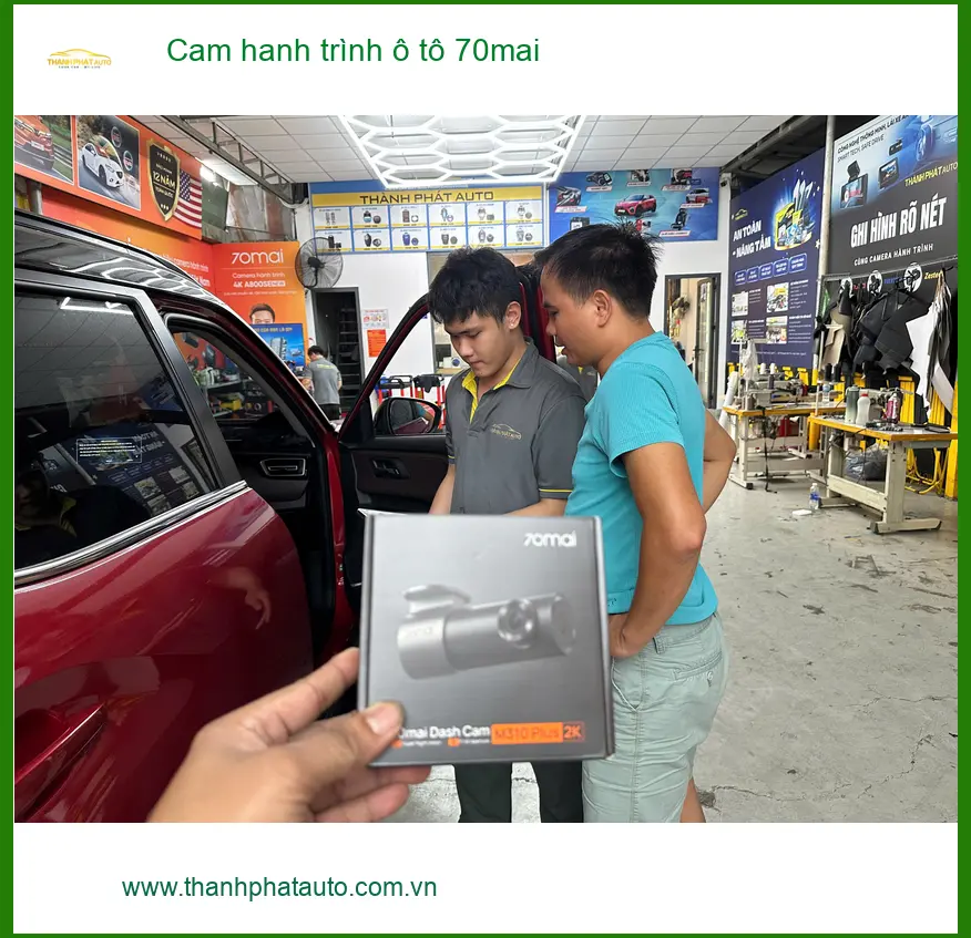 Chú Tấn lắp cam hành trình 70mai cho Xpander Cross tại Nhà Bè an toàn