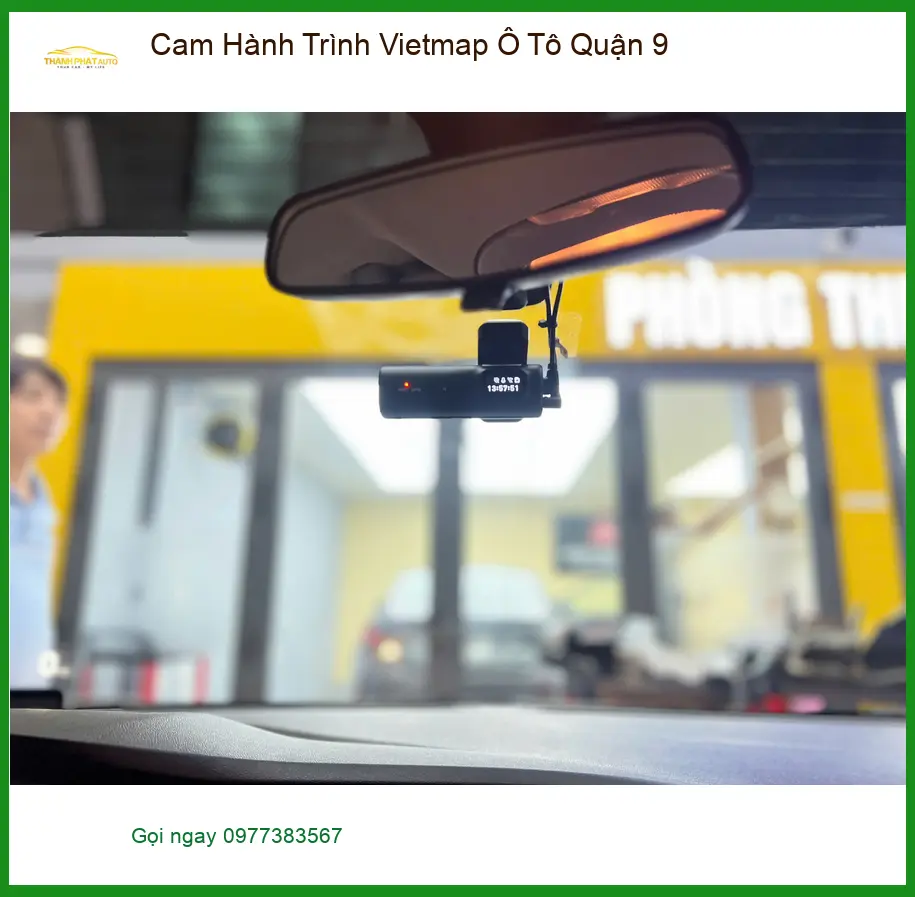 Anh Quang lắp Cam Hành Trình Vietmap Ô Tô cho Honda CRV tại Quận 9