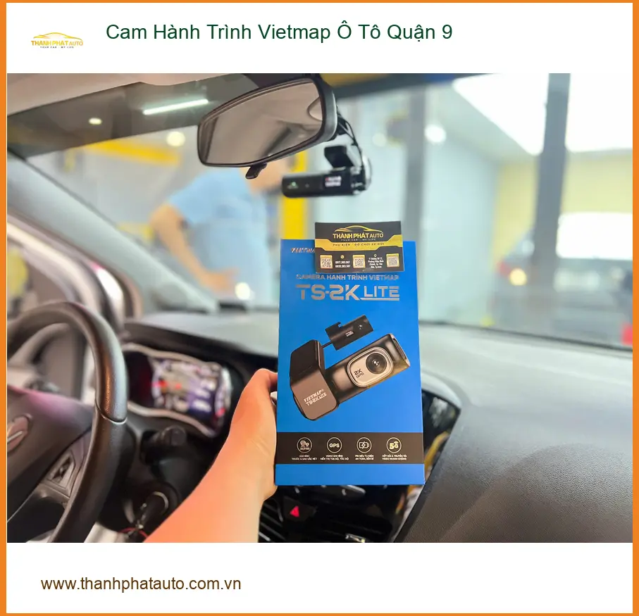 Anh Quang lắp Cam Hành Trình Vietmap Ô Tô cho Honda CRV tại Quận 9 ảnh thực tế 2