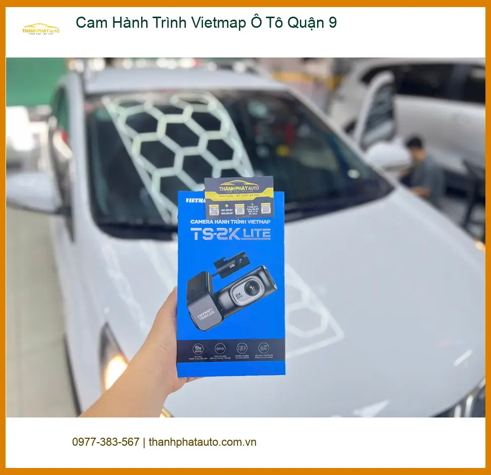 Anh Quang lắp Cam Hành Trình Vietmap Ô Tô cho Honda CRV tại Quận 9 ảnh thực tế 3