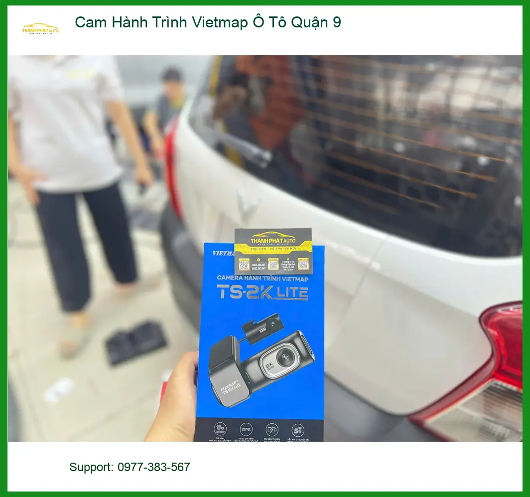 Anh Quang lắp Cam Hành Trình Vietmap Ô Tô cho Honda CRV tại Quận 9 ảnh thực tế 4