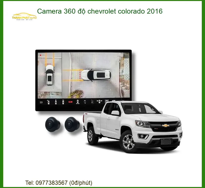Camera 360 độ Chevrolet Colorado 2016 - Địa Chỉ Lắp Đặt Uy Tín TPHCM