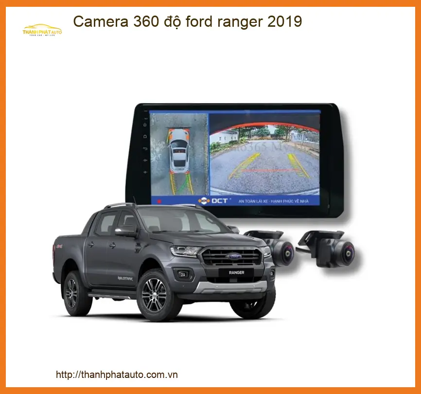 Camera 360 Độ Ford Ranger 2019 - Địa Chỉ Lắp Đặt Uy Tín TPHCM