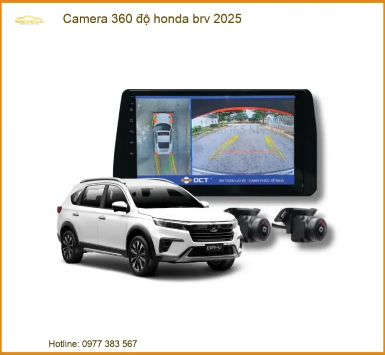 Camera 360 độ Honda BRV 2025 - Trung Tâm Lắp Đặt Chính Hãng, Uy Tín TPHCM