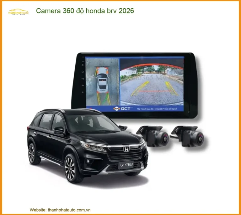 Camera 360 Độ Honda BRV 2026 - Địa Chỉ Lắp Đặt Uy Tín TPHCM