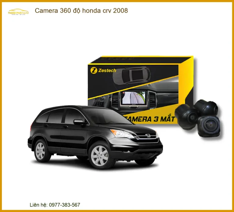 Hệ Thống Camera 360 độ Honda CRV 2008 - Địa Chỉ Lắp Đặt Uy Tín TPHCM